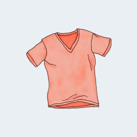 Soft Cotton V-Neck Tee